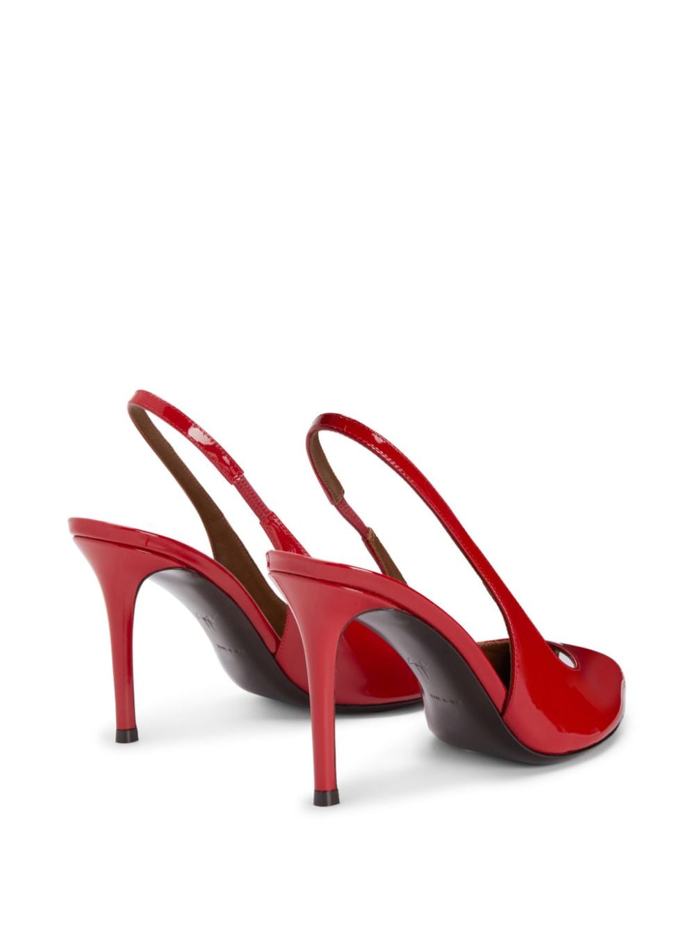 Giuseppe Zanotti Intriigo patent-finish pumps Red