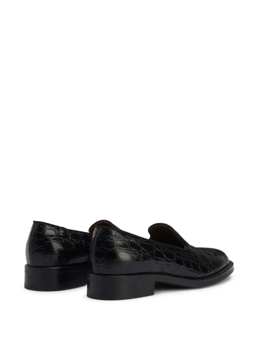 Giuseppe Zanotti Dories leren loafers Zwart