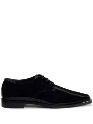 Zegna Vienna Leather Oxford Shoes | Black | FARFETCH