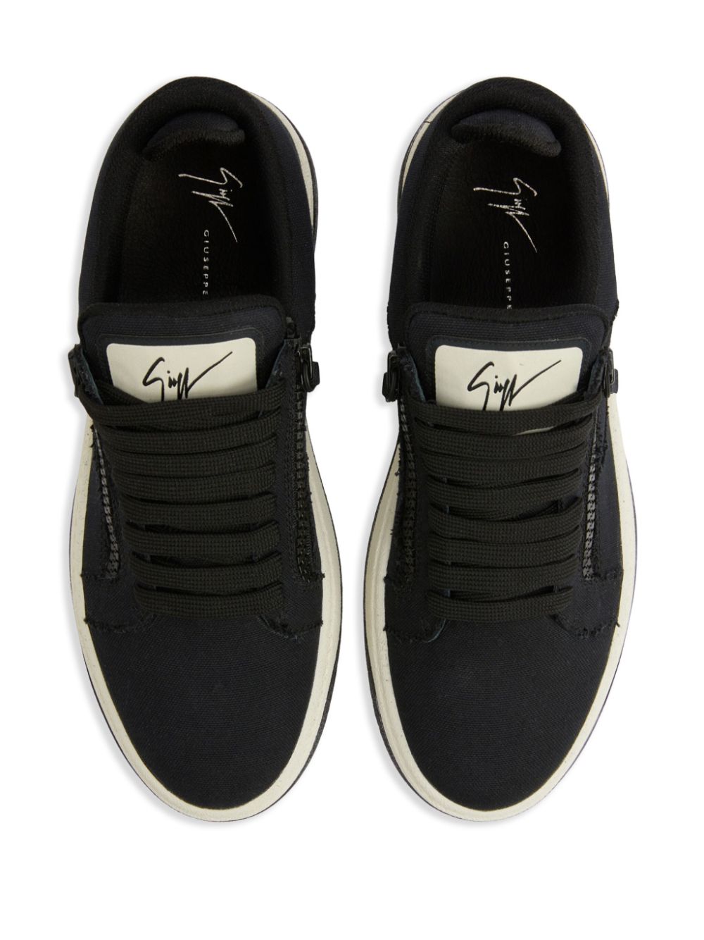 Giuseppe Zanotti GZ94 sneakers met logopatch Zwart