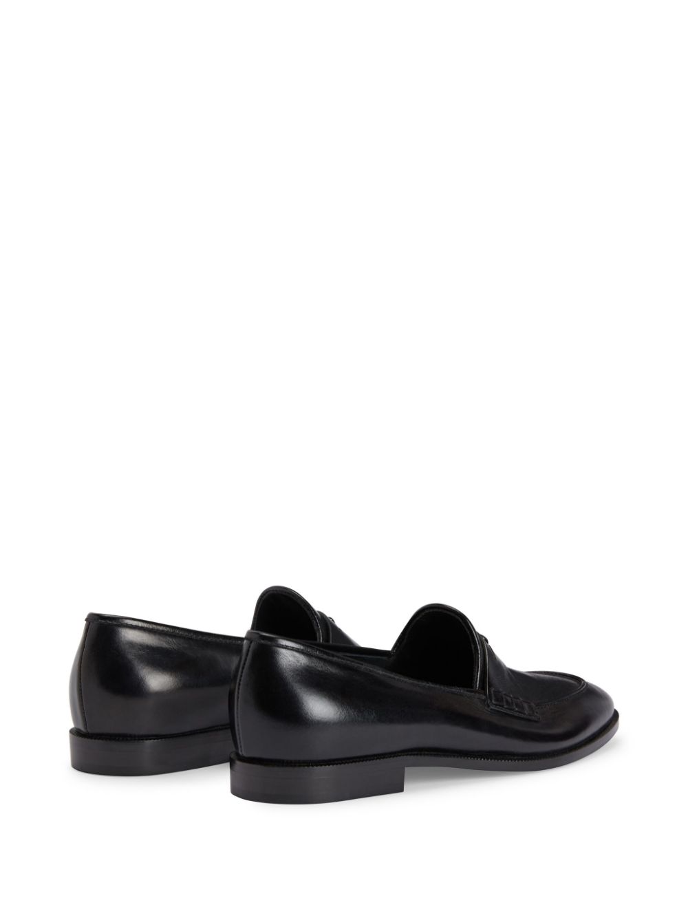 Giuseppe Zanotti Archiel leren loafers Zwart