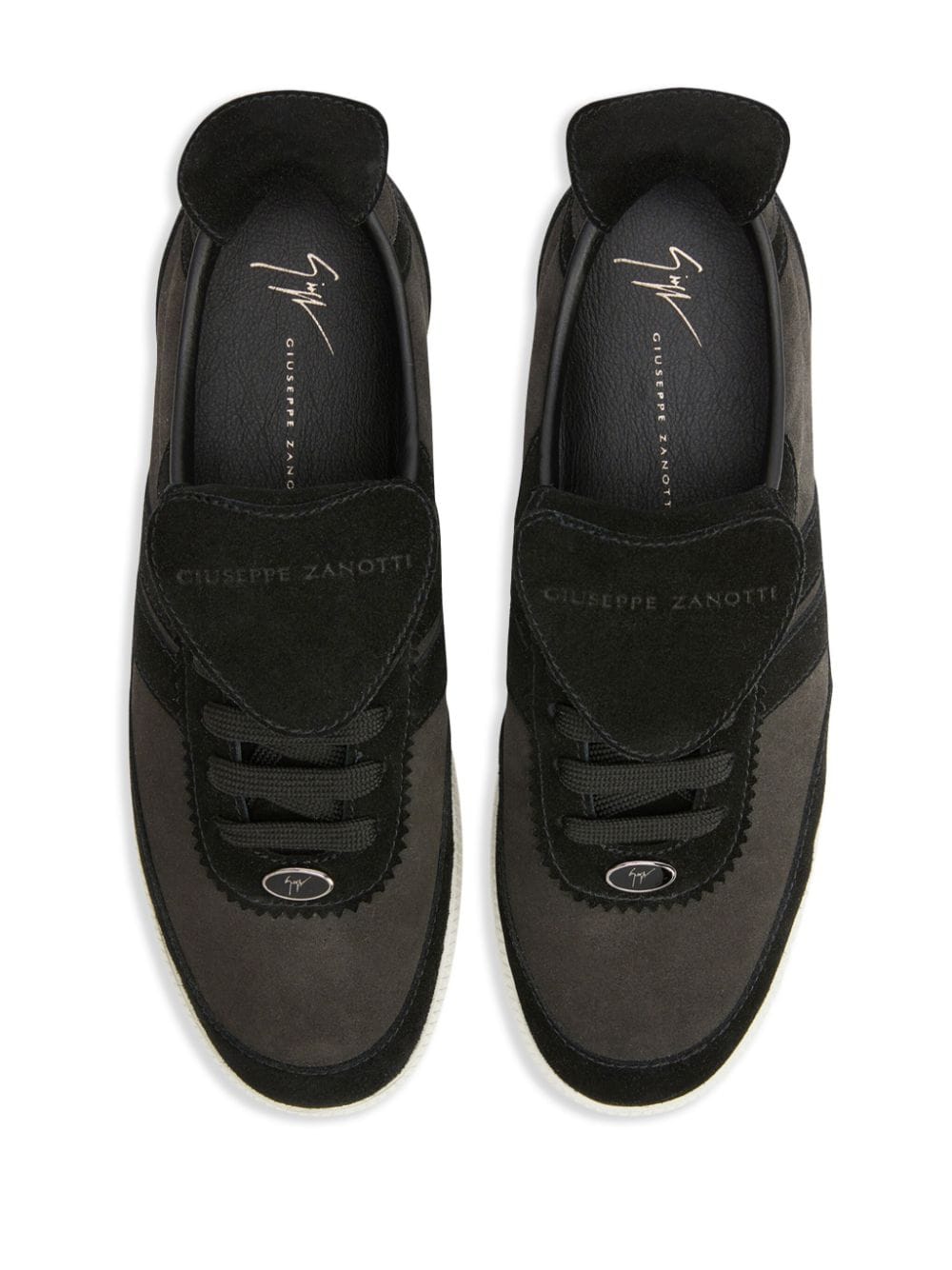 Giuseppe Zanotti League leren sneakers Zwart