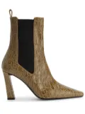 Giuseppe Zanotti Janiee snake-print leather ankle boots - Neutrals