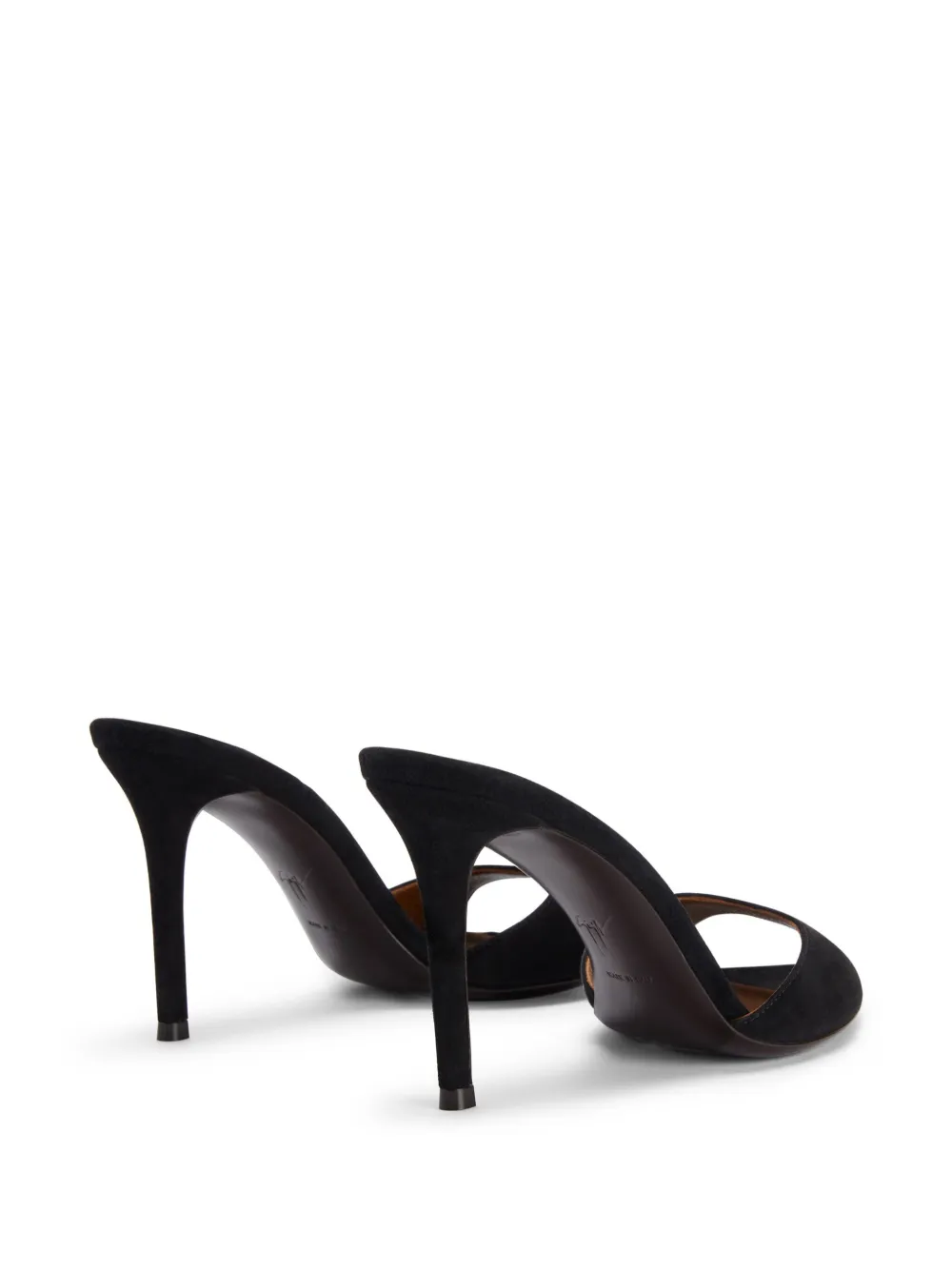 Giuseppe Zanotti 90mm Intriigo mules Black