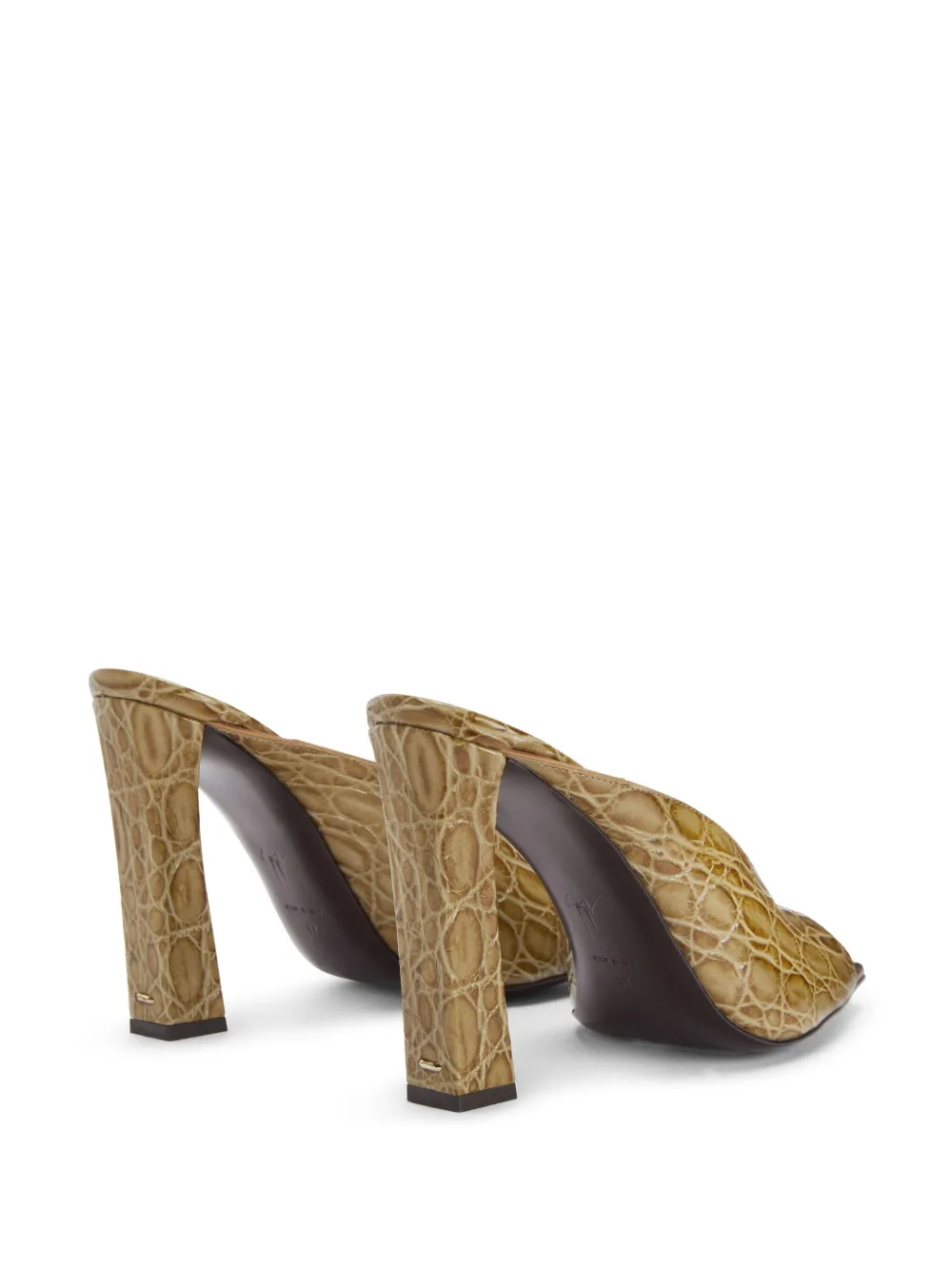 Giuseppe Zanotti 90 mm GZ Mya muiltjes Beige