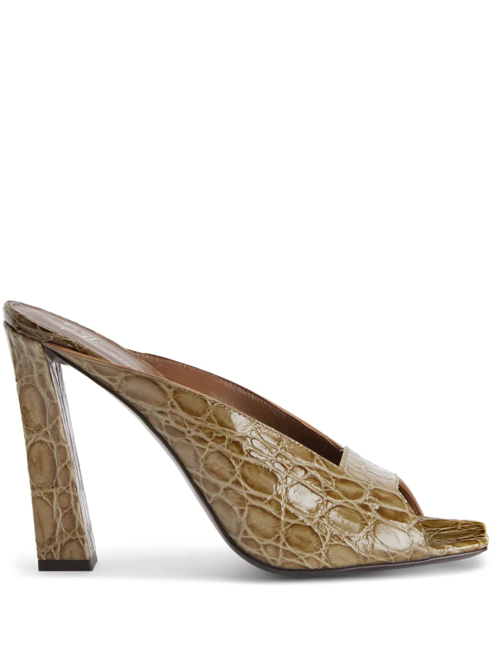 Giuseppe Zanotti 90 mm GZ Mya muiltjes Beige