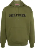 Tommy Hilfiger logo-embroidered hoodie - Green