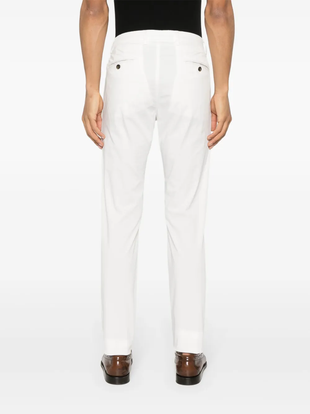 Shop Briglia 1949 Slim-fit Trousers In Neutrals