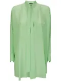 Jejia long sleeve silk shirt - Green