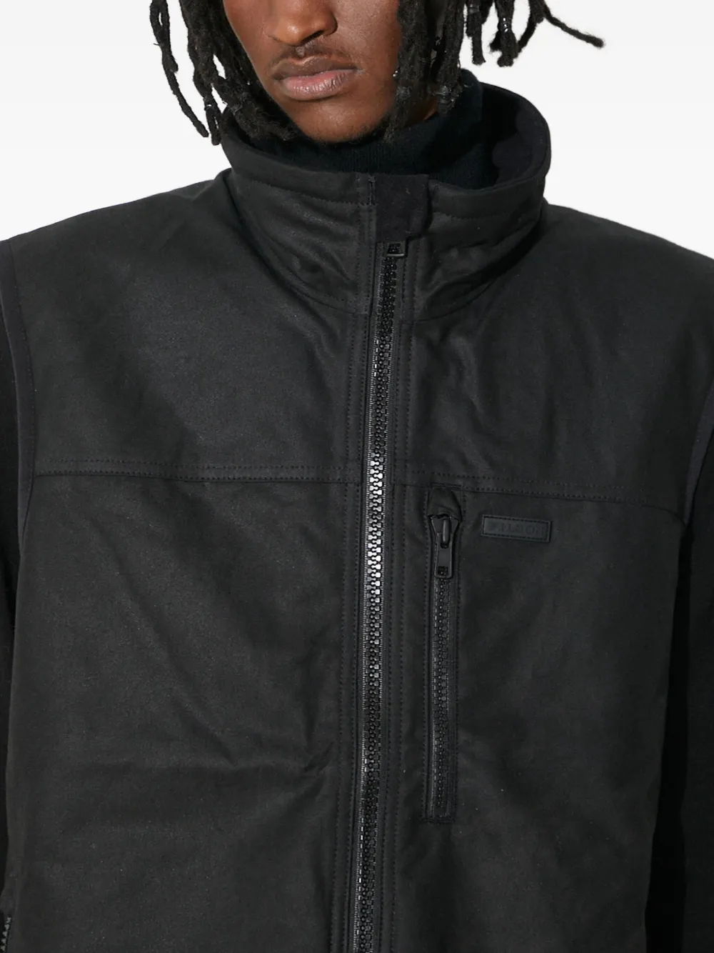 Filson Gilet met ritssluiting Zwart