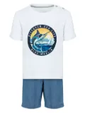 Lapin House graphic-print shorts - Blue