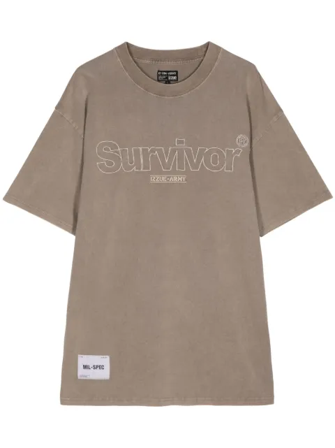 izzue playera con logo estampado