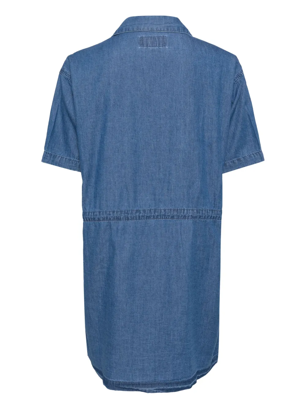 CHOCOOLATE Blousejurk met logopatch - Blauw