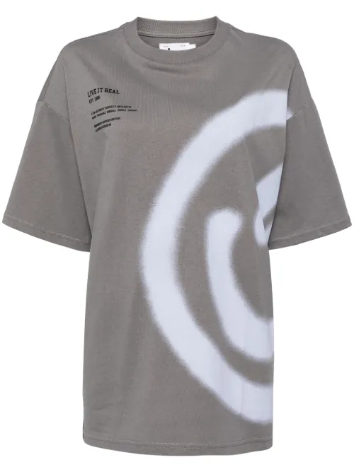 T-shirt en coton à imprimé Smiley - izzue - Modalova