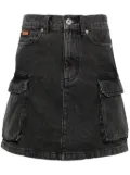 CHOCOOLATE cargo denim skirt - Black