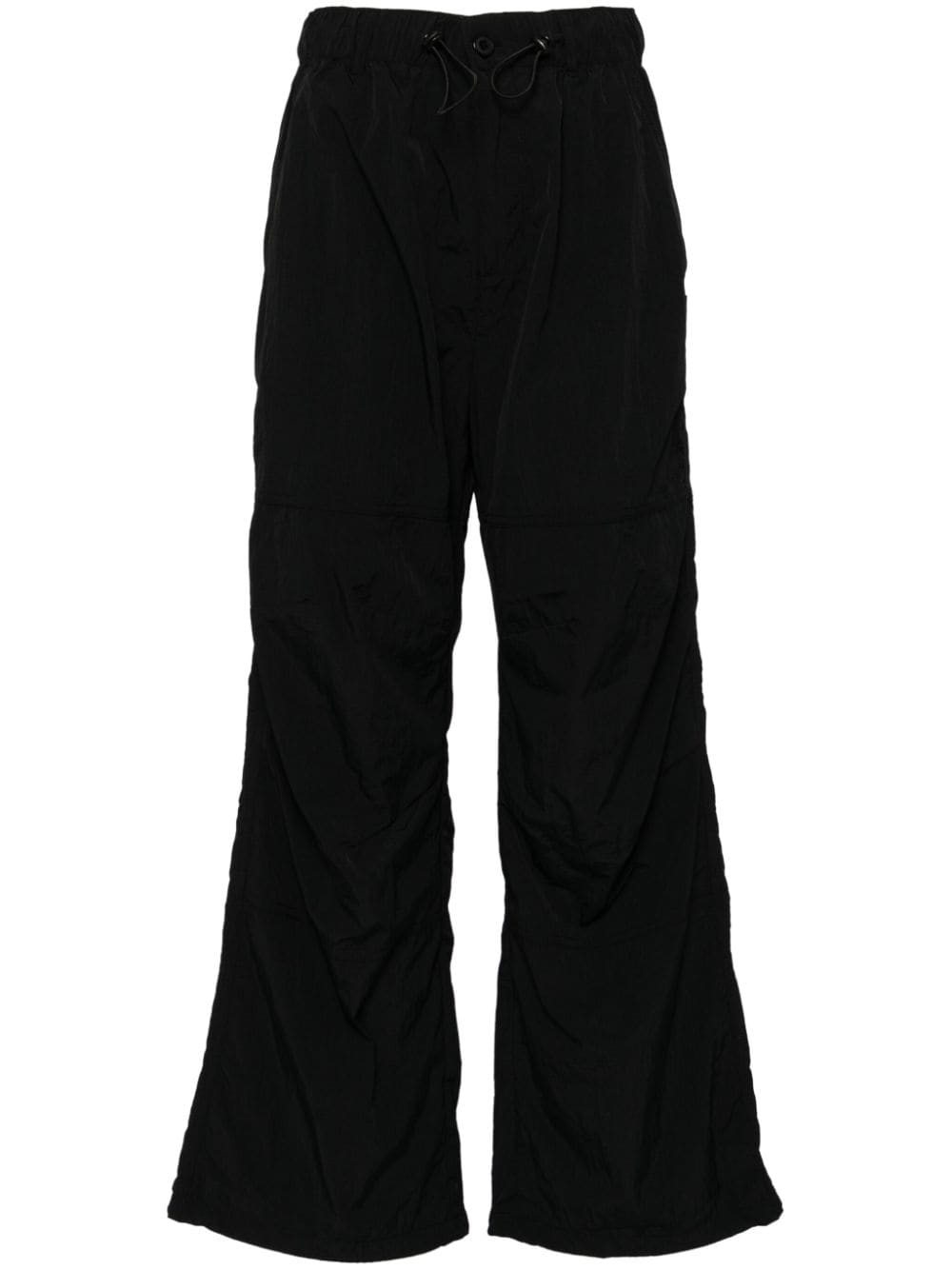 Chocoolate Stretch Regular Trousers In Black