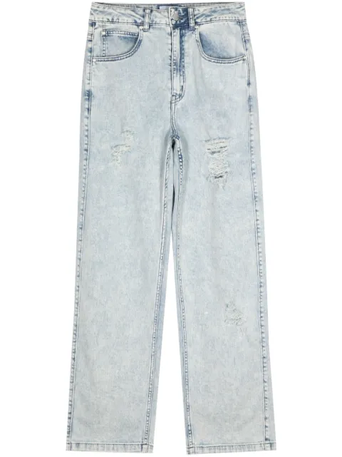 izzue jeans rectos rasgados