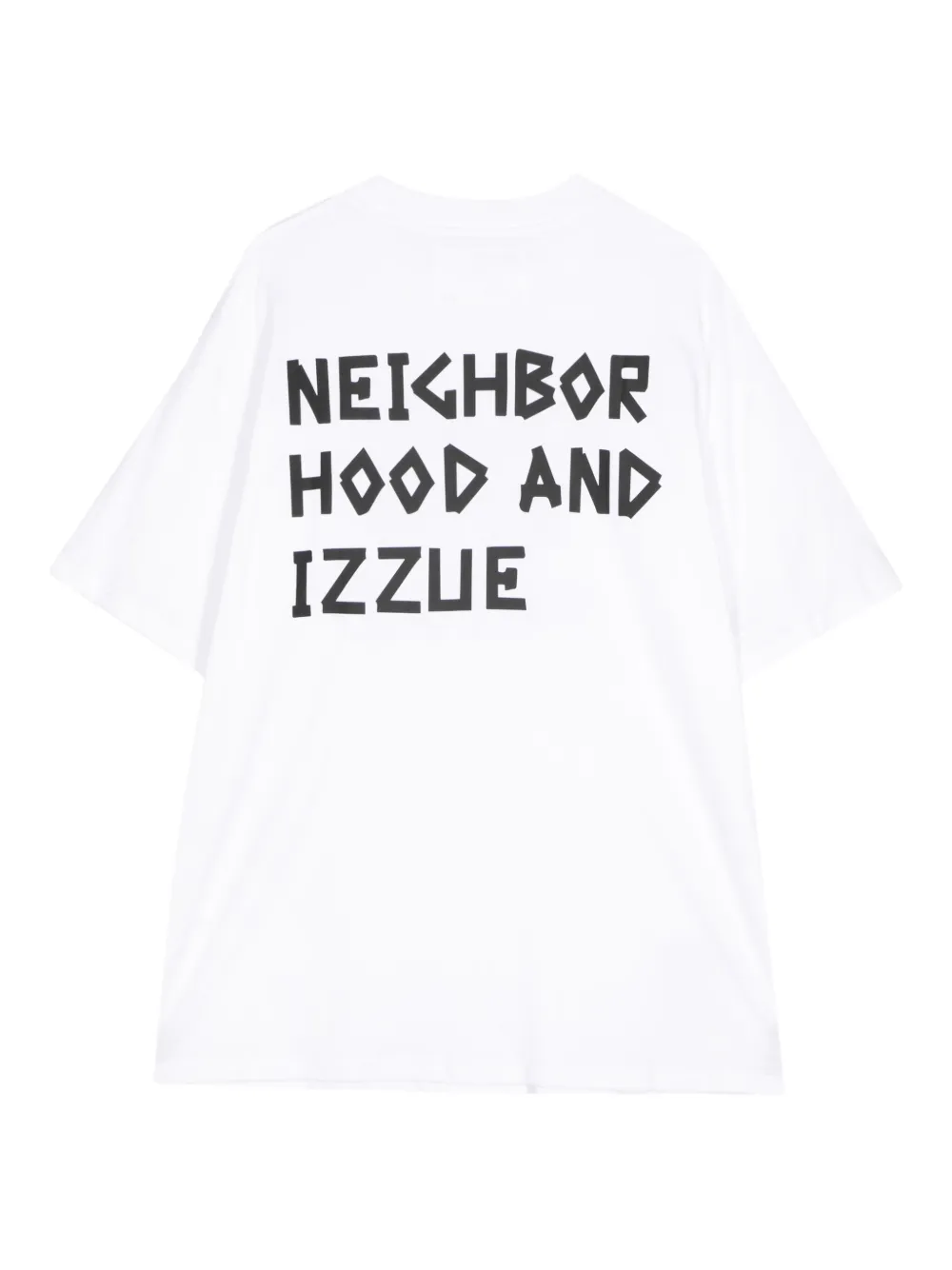 Izzue T-shirt met tekst - Wit