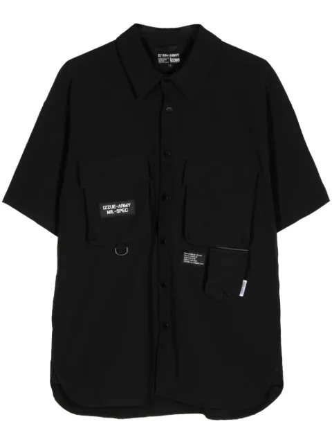 izzue camisa manga corta con parche del logo