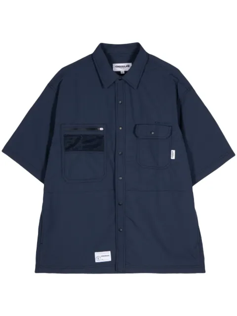 CHOCOOLATE logo-embroidered shirt