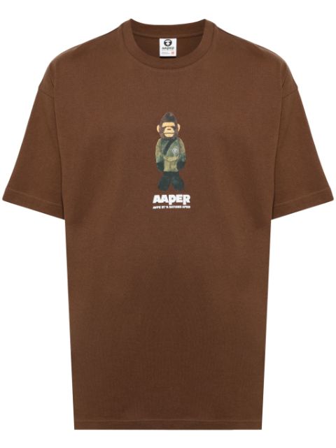 AAPE BY *A BATHING APE logo-print cotton T-shirt Men