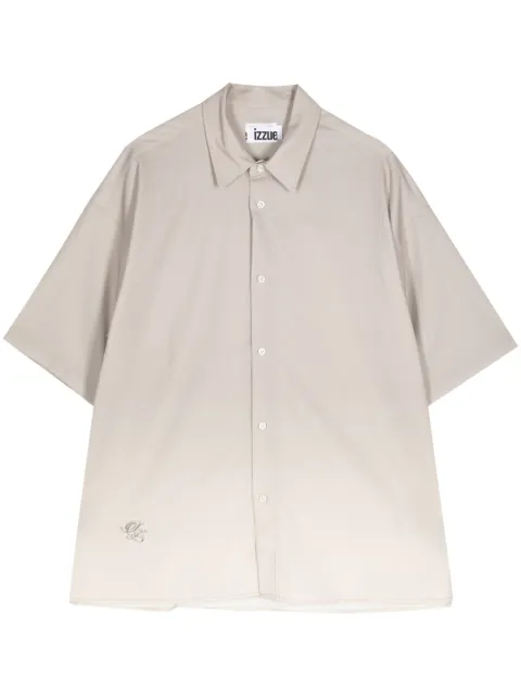 izzue gradient-effect shirt 