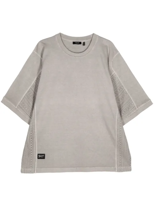 T-shirt à empiècement en dentelle - FIVE CM - Modalova