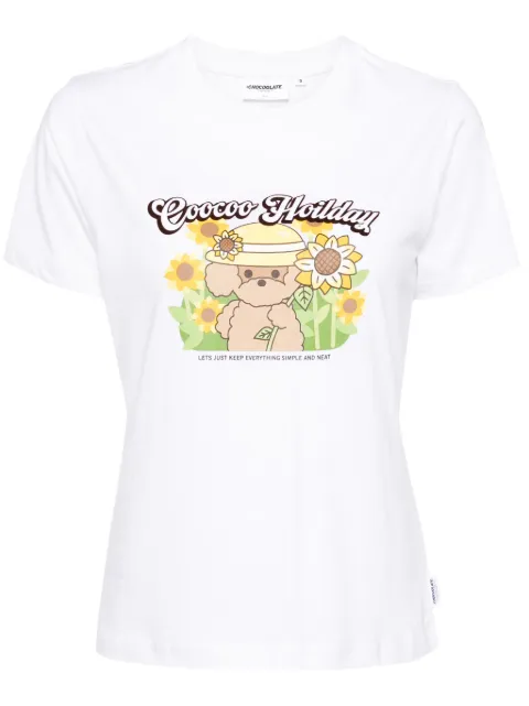 CHOCOOLATE graphic logo-print T-shirt
