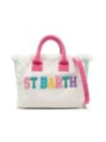 MC2 Saint Barth Kids Colette terry-cloth tote bag - White