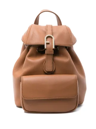 Furla Furla Flow ミニバックパック | ブラウン | FARFETCH JP