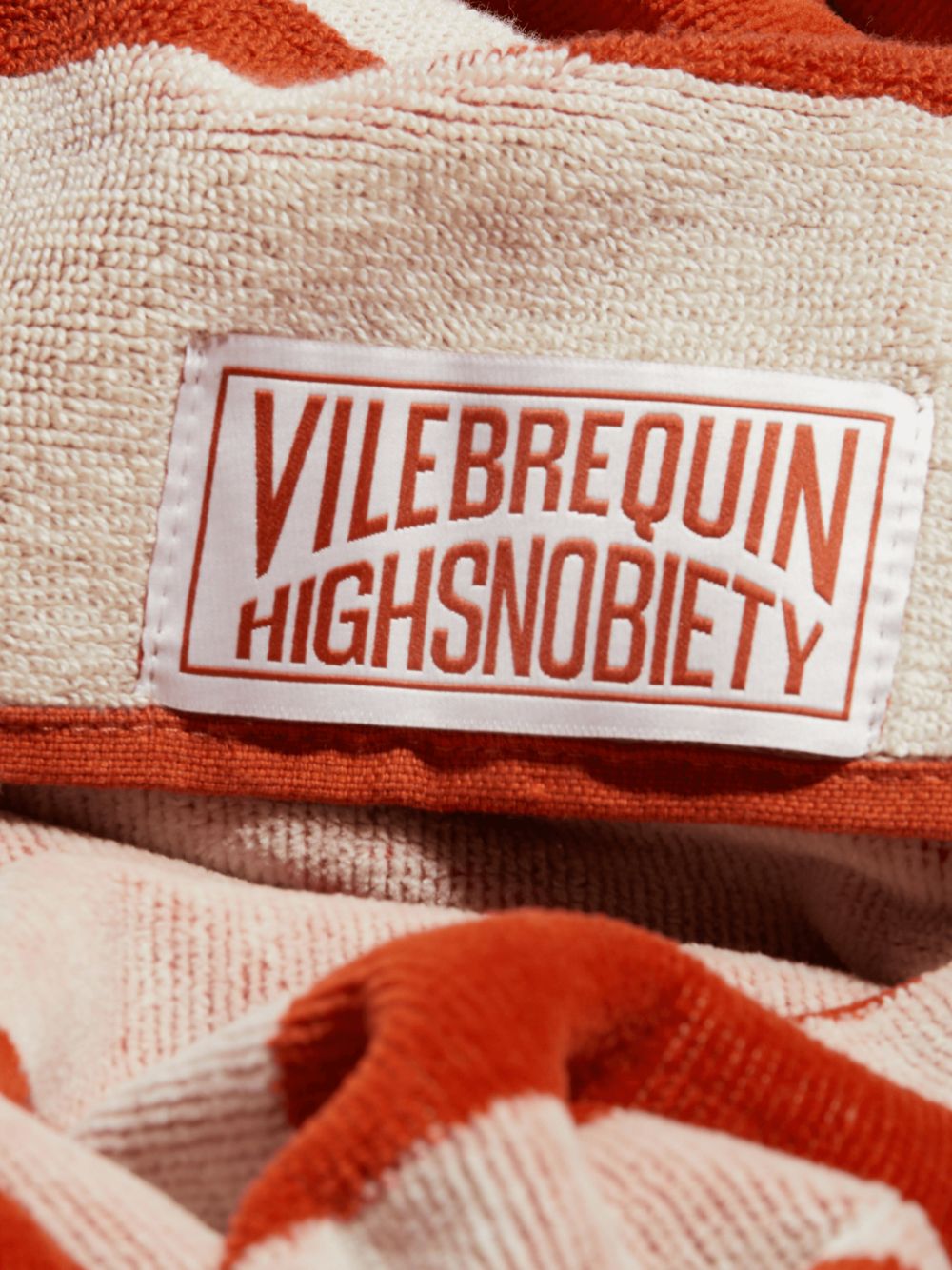 Vilebrequin x Highsnobiety cotton beach towel - Rood