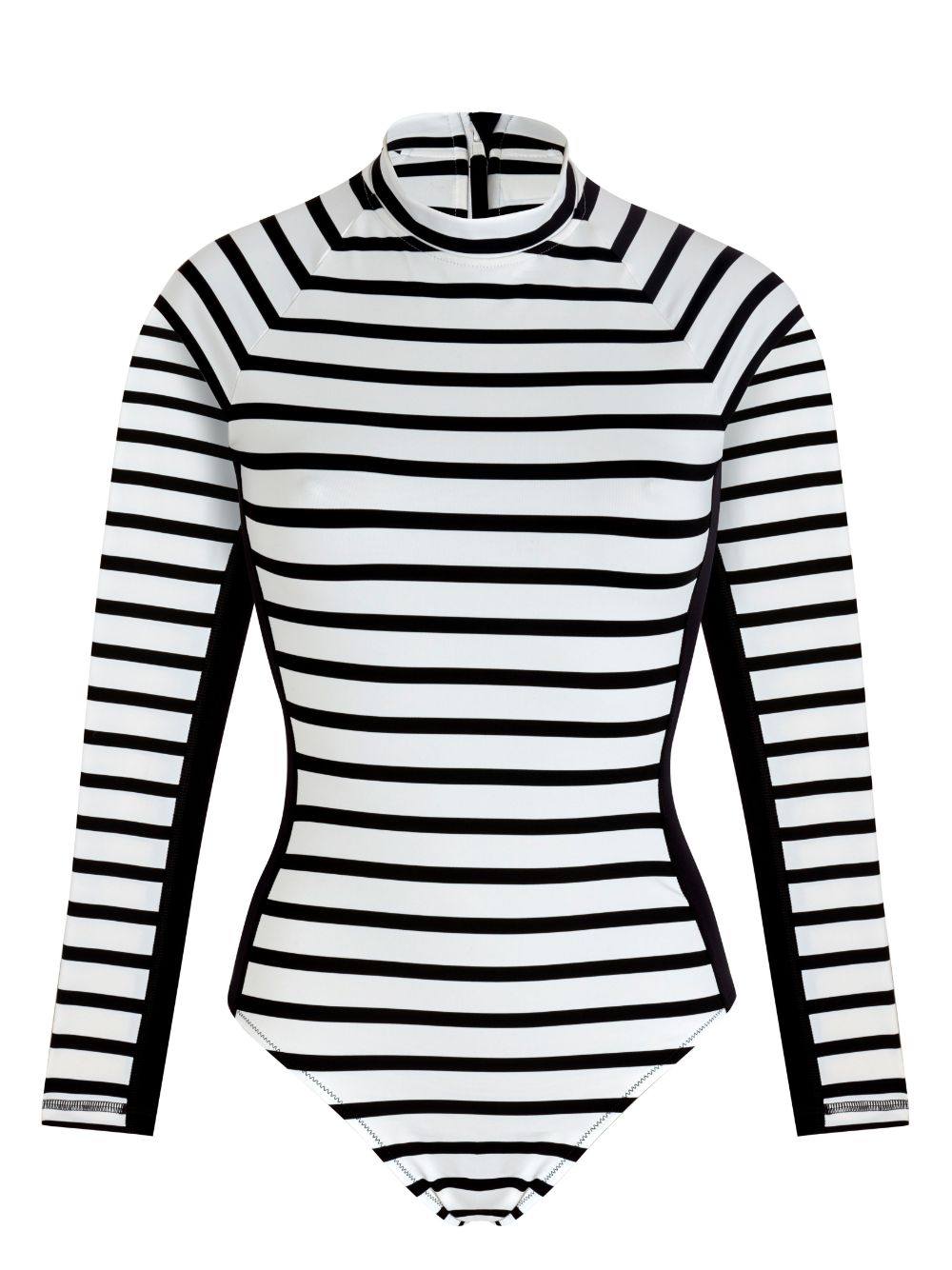 Vilebrequin Lexya striped rashguard swimsuit Zwart