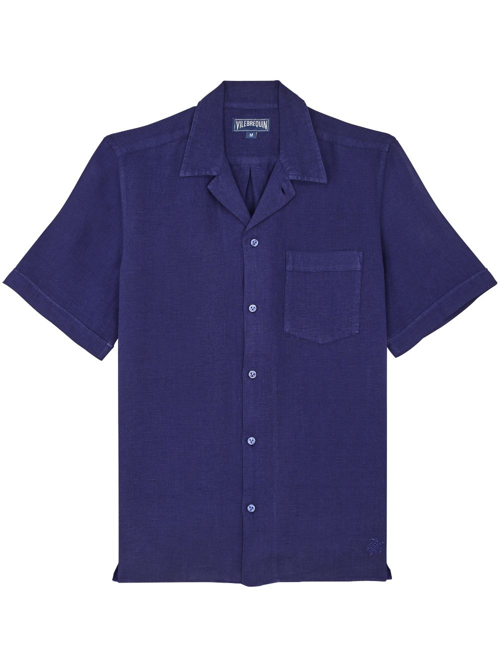 short-sleeve linen shirt