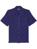 Vilebrequin short-sleeve linen shirt - Blue