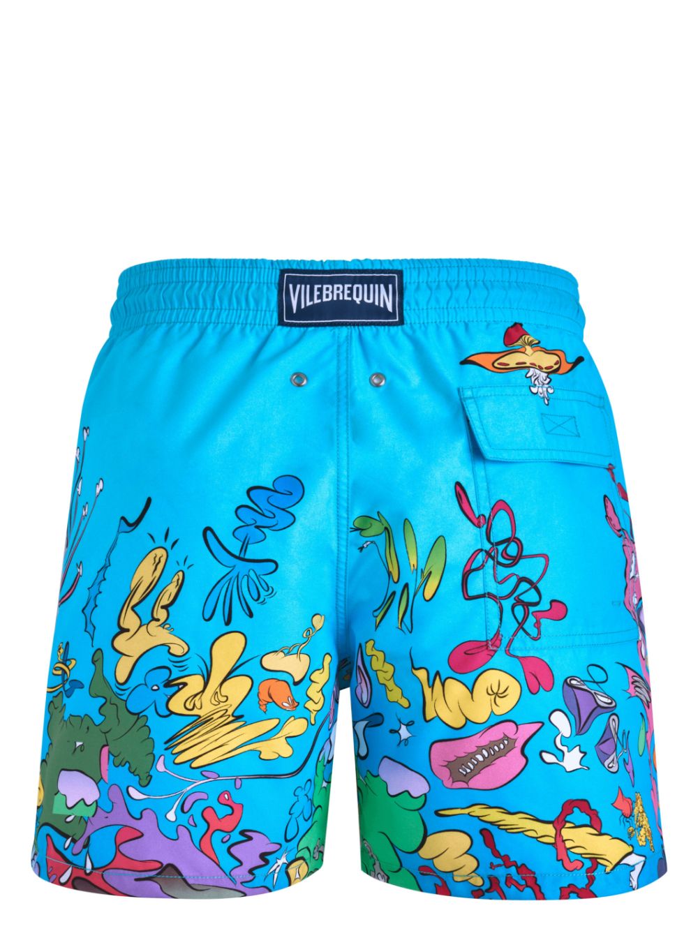 Vilebrequin Fonds Marins swim shorts - Blauw