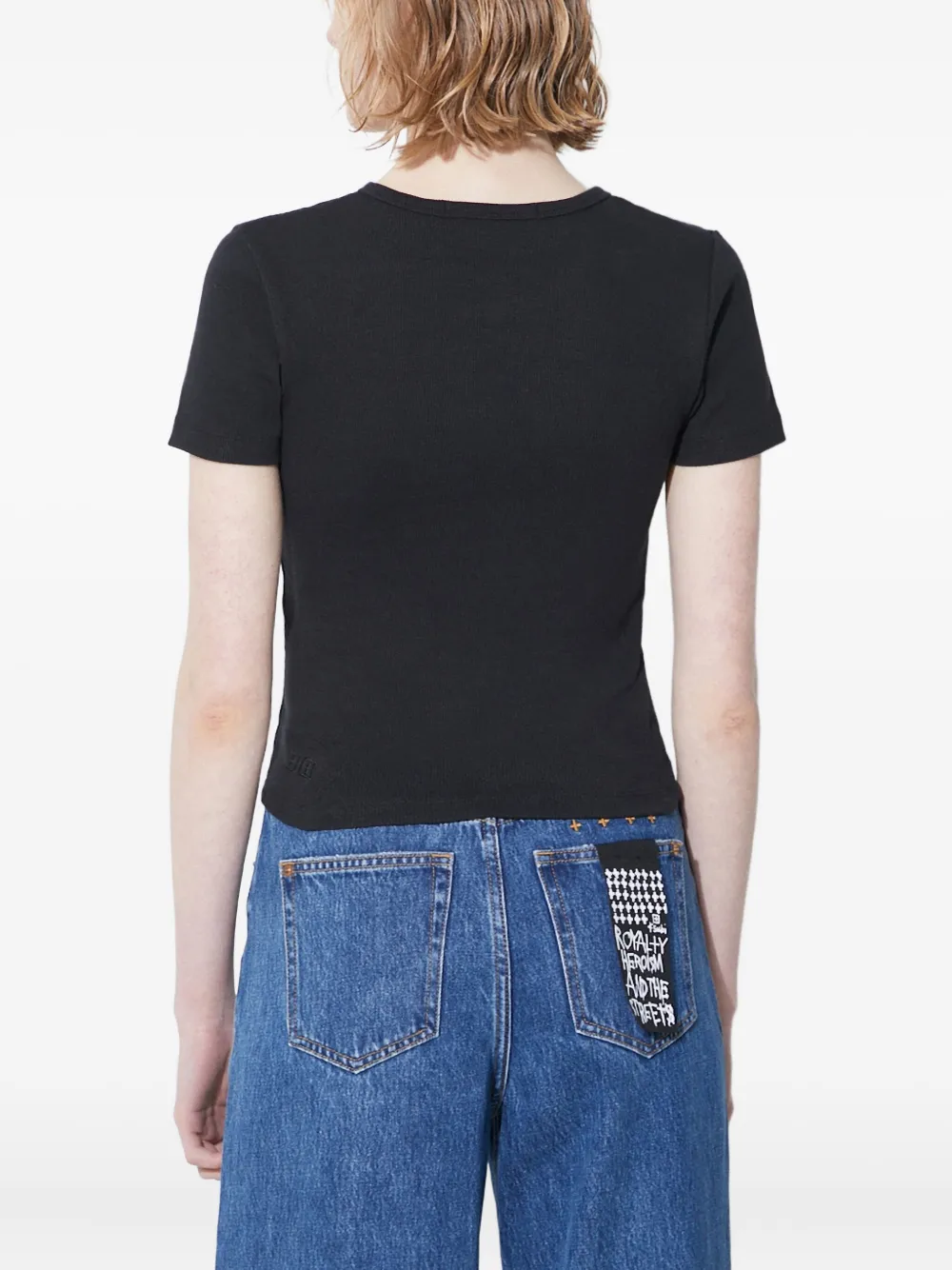 Ksubi Arise T-shirt met uitgesneden details Zwart