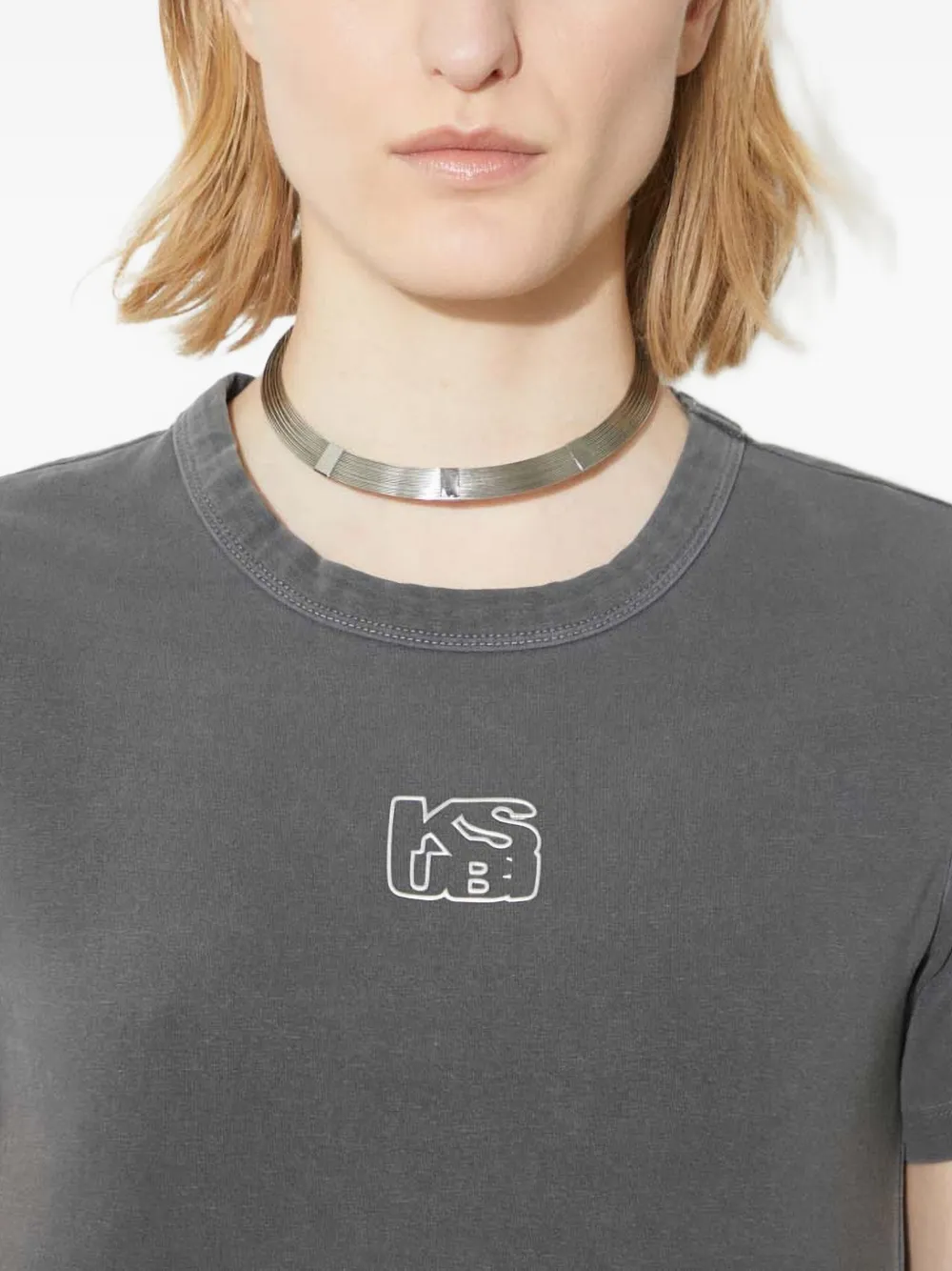 Ksubi T-shirt met grafische print Grijs