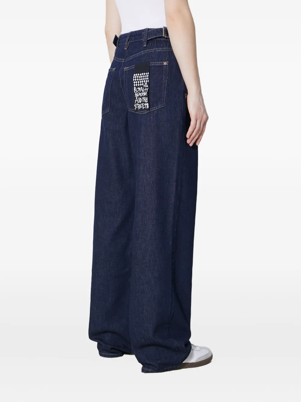 Ksubi Low Rider Legacy jeans met patch Blauw