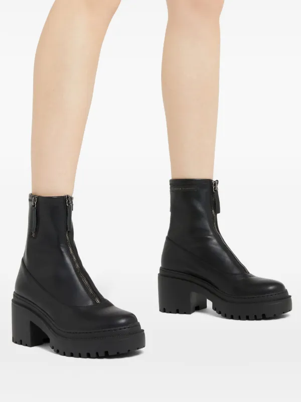 Giuseppe Zanotti Lionora アンクルブーツ | ブラック | FARFETCH JP