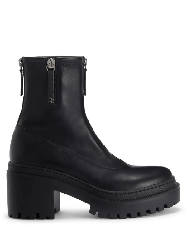 Giuseppe Zanotti Lionora アンクルブーツ | ブラック | FARFETCH JP