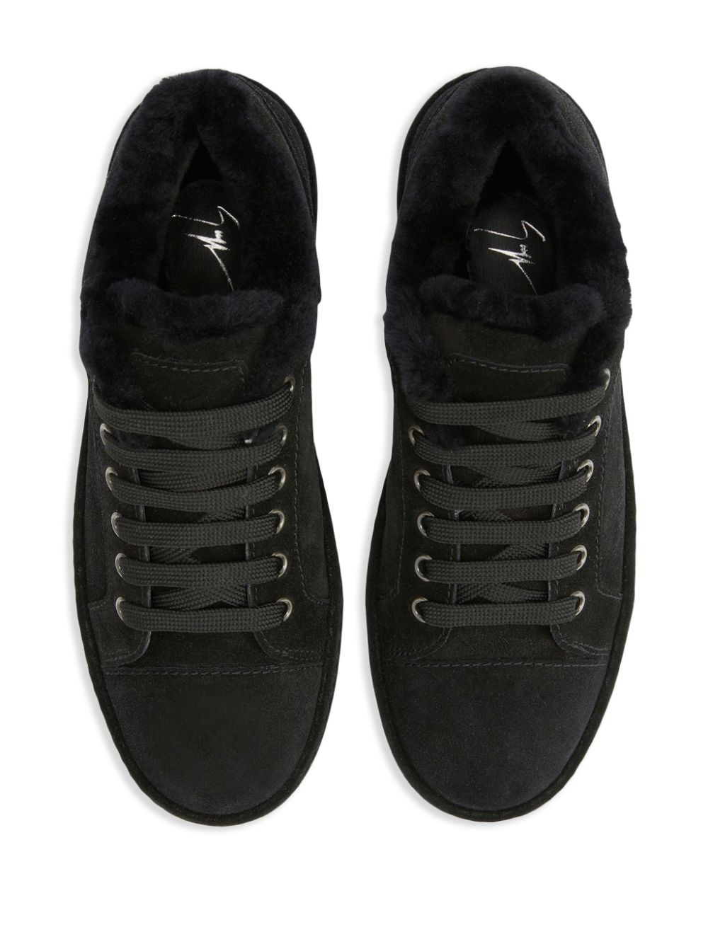 Giuseppe Zanotti GZ City suède sneakers Zwart