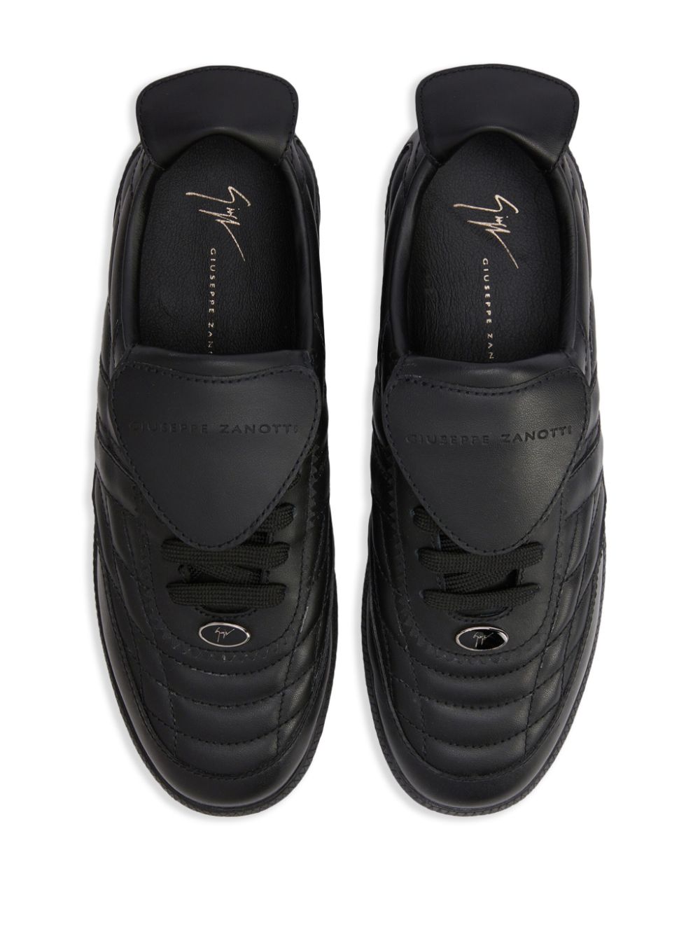 Giuseppe Zanotti League leather sneakers Black