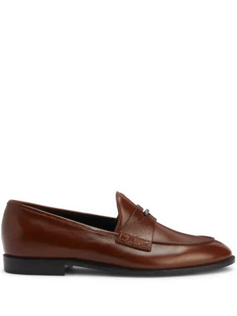 Giuseppe Zanotti Archiel penny-slot leather loafers 