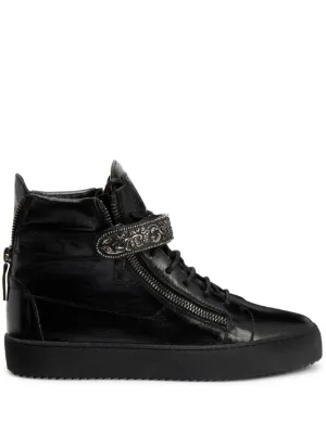 Giuseppe Zanotti Coby high-top Sneakers | Black | FARFETCH RO