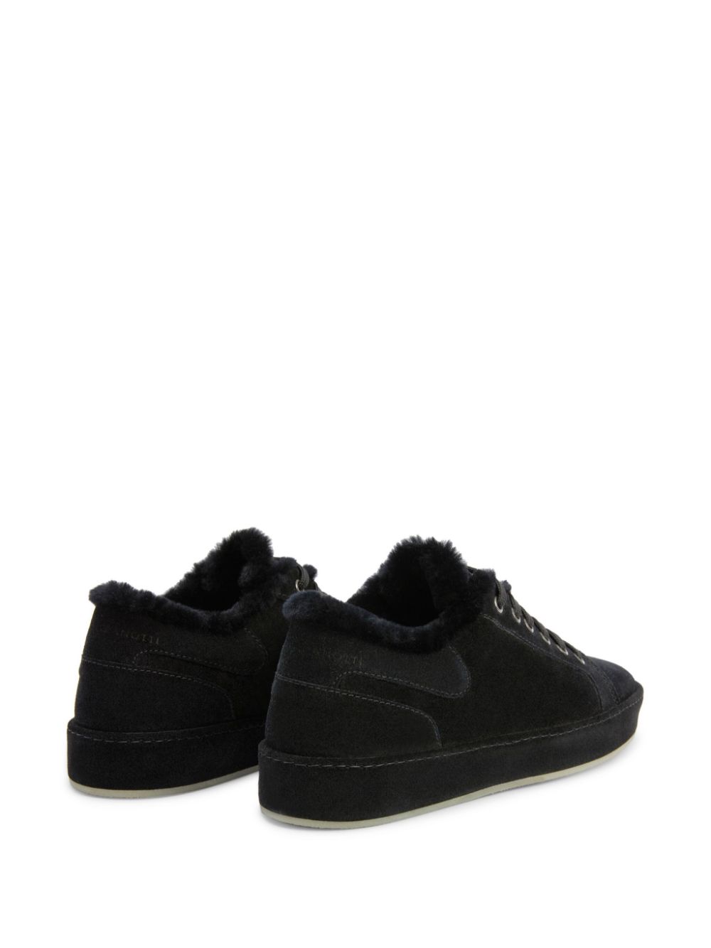 Giuseppe Zanotti City suede sneakers Black