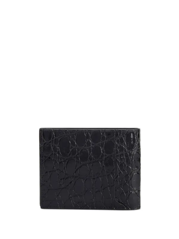 Giuseppe Zanotti Albert 2.0 crocodile-print Leather bi-fold Wallet
