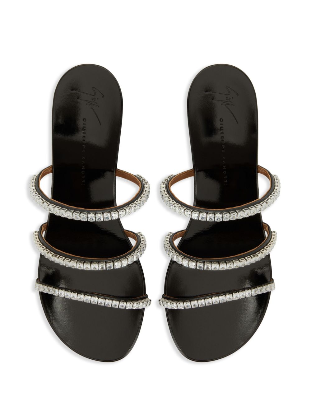 Giuseppe Zanotti 40mm Shiny Mignon sandals Black