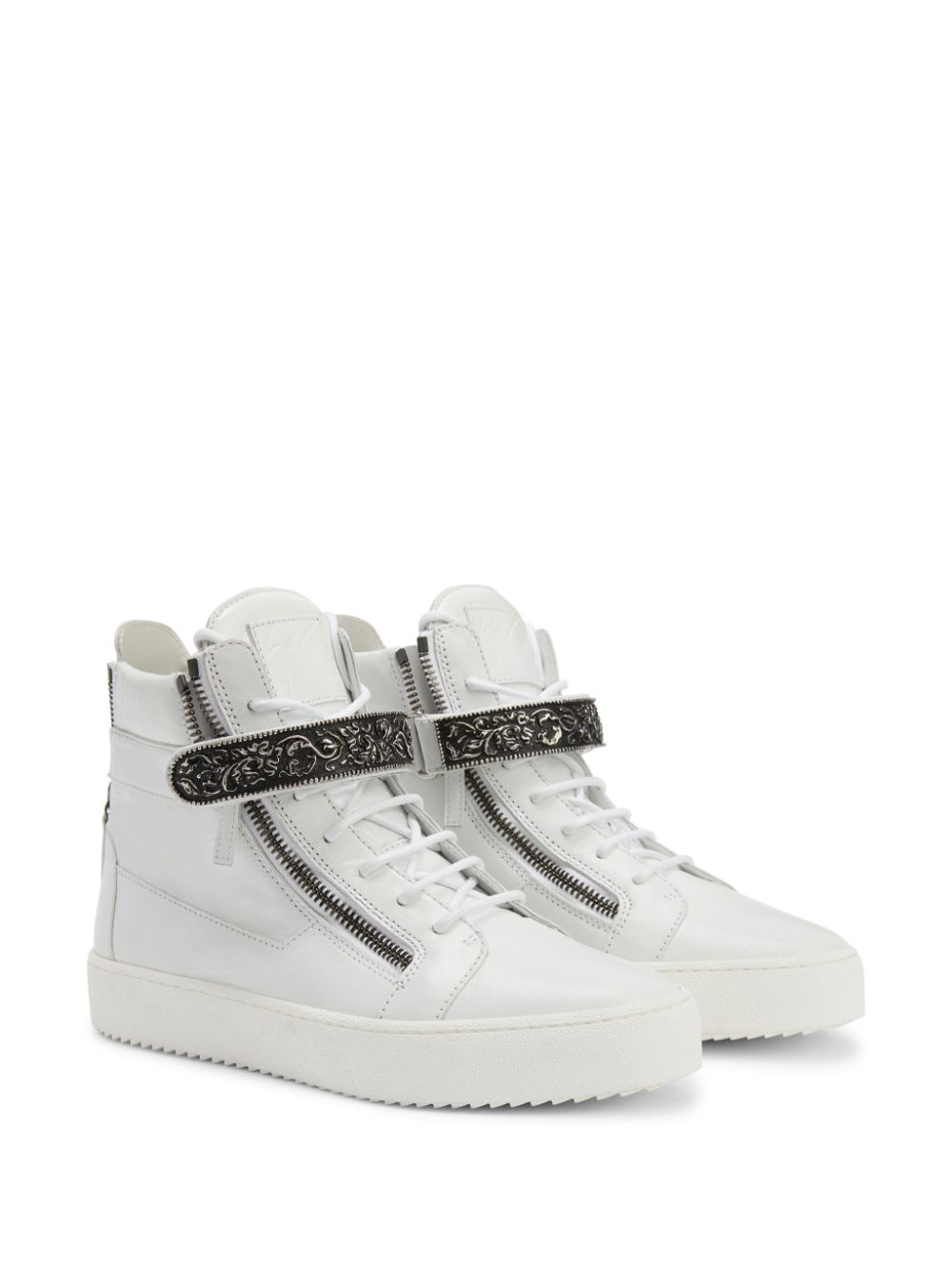 Giuseppe Zanotti Coby Deluxe high-top sneakers - Wit