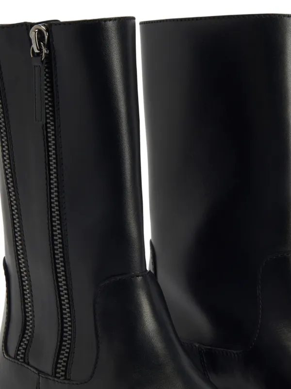 Giuseppe Zanotti Foustine Leather Ankle Boots | Black | FARFETCH