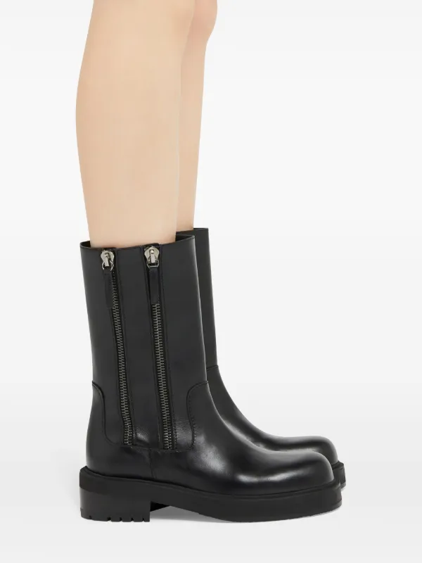 Giuseppe Zanotti Foustine Leather Ankle Boots | Black | FARFETCH